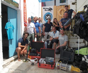 The full team of the mission © Octopus Foundation